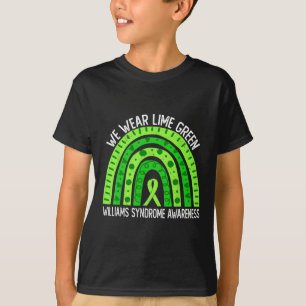 Camiseta Verde limão vestido Para Sensibilização Para A Sín