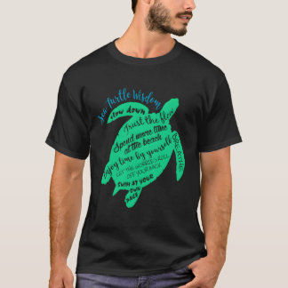 Camiseta Verde-mar Turtle Havaiano Honu Wisdom