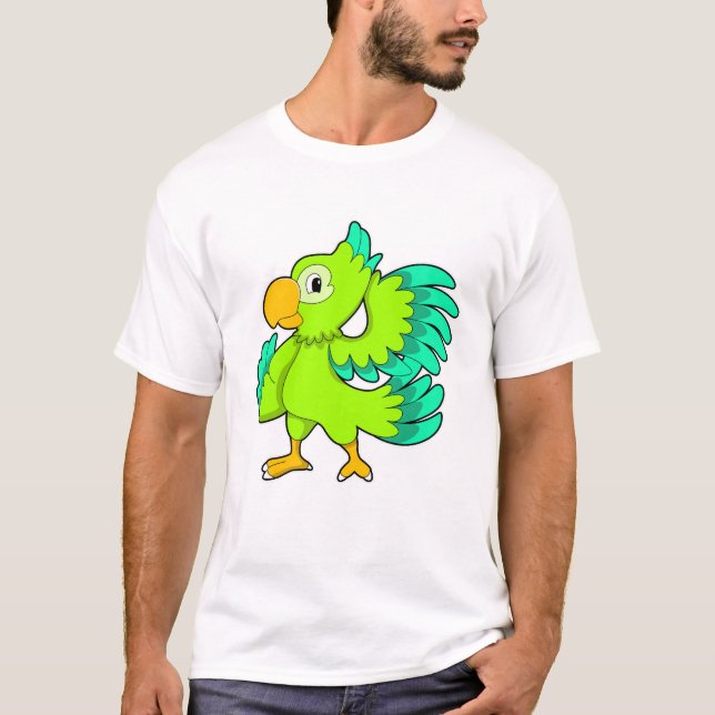 Camiseta Verde-papagaio (Frente)