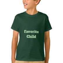 Camiseta Verde para Crianças Favoritas