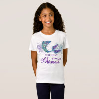 Verde Roxo Verde Brilhante Sereia Aniversário