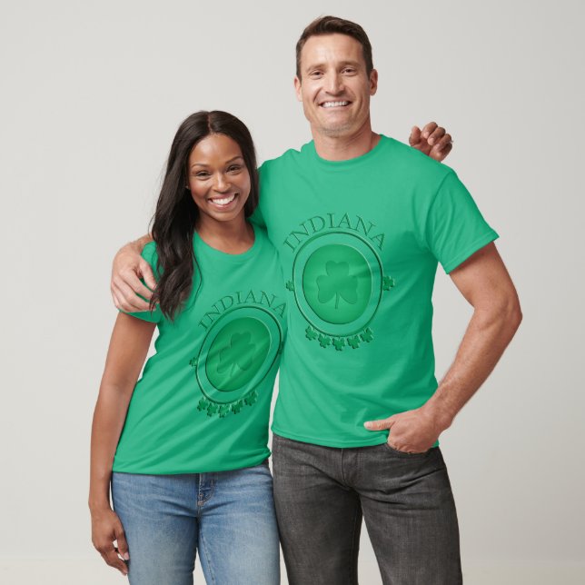 Camiseta Verde Shamrock do Patrick (Unissex)