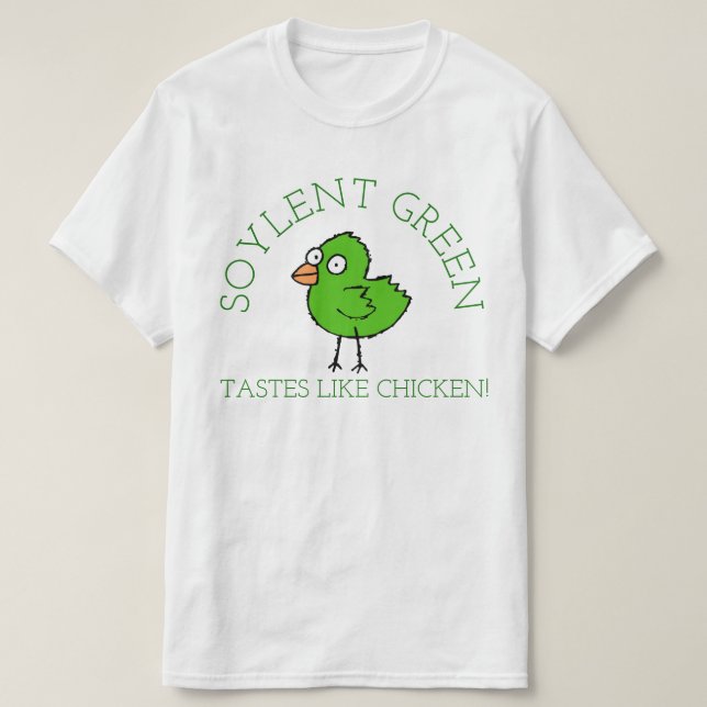 Camiseta Verde Soylent (Frente do Design)