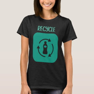 Camiseta Verde Vegan Plastic Free Save Earth