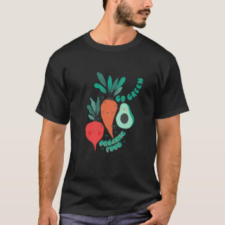 Camiseta Verde Vegano Sem Plástico Salve a Terra 1