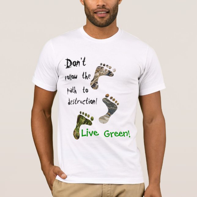 Camiseta Verde vivo! t-shirt (Frente)