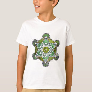 Camiseta VerdeMetatronCube