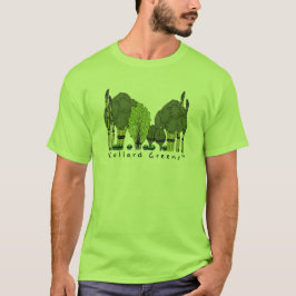 Camiseta Verdes do Collard do núcleo duro