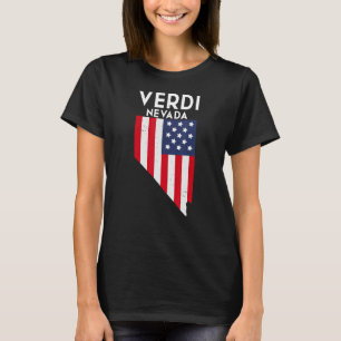 Camiseta Verdi Nevada EUA State America Viagem Nevadan