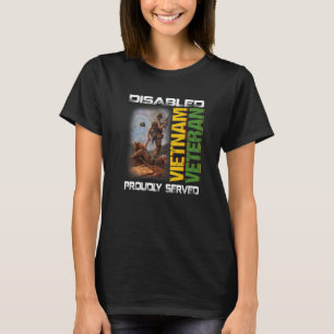 Camiseta Vereador Vietnã Deficiente Serve Orgulhosamente Na