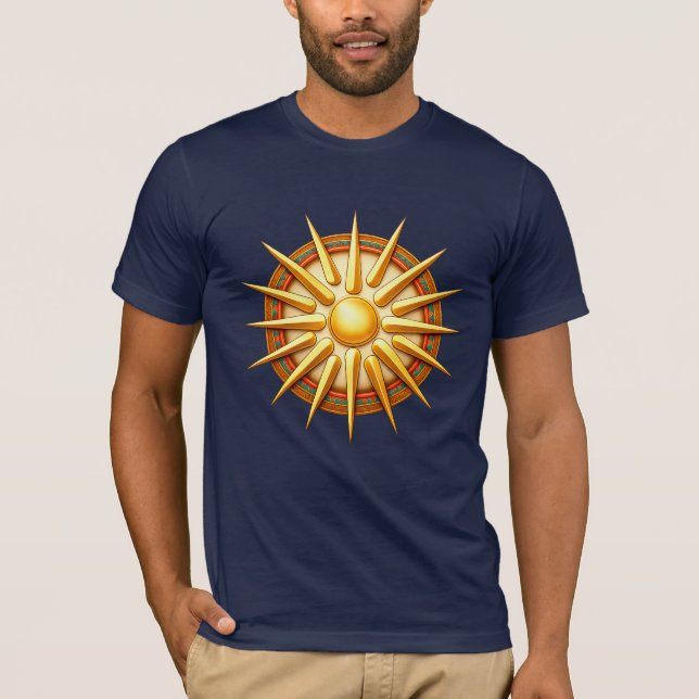 Camiseta Vergina Sun Emblem – Ancient Macedonian Symbol (Frente)