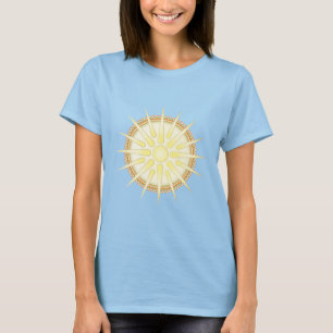 Camiseta Vergina Sun Flowy Manga Longa