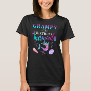 Camiseta Vergonha Do Aniversário Par Familiar De Sereia Cor