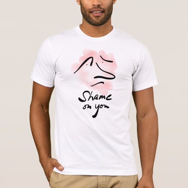 CAMISETA VERGONHA EM VOCÊS (Frente)