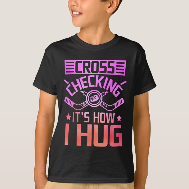 Camiseta Verificação Cruzada É Como Eu Abraço  (Frente)