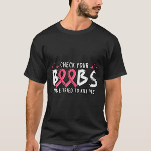 Camiseta Verificação Da Consciencialização Do cancer O Seu 