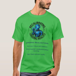 Camiseta Verificação da Realidade dos Robôs Elegantes