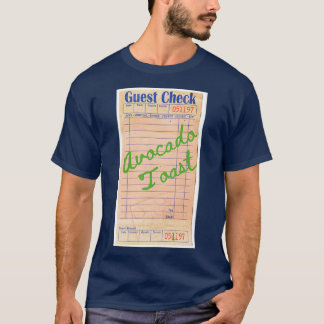Camiseta Verificação de Convidado do Toast Avocado