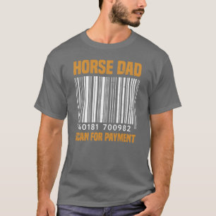 Camiseta Verificação de Pais de cavalos para pagamento de P