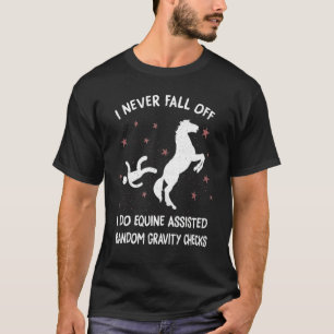 Camiseta Verificações de Gravidade Assistidas por Equinos C