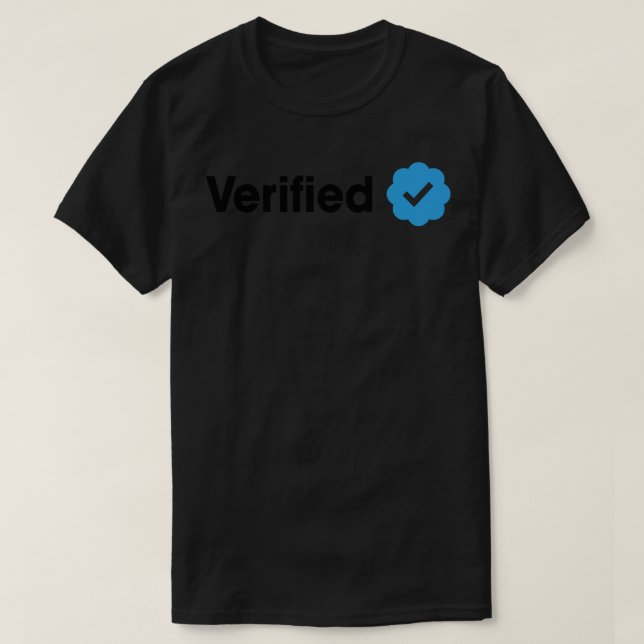 Camiseta Verificado (Frente do Design)