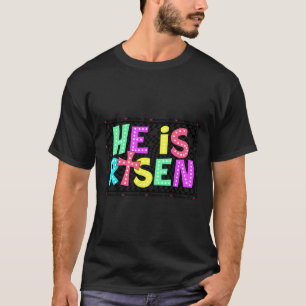 Camiseta Verificado Que Ele Está Arriscado Crianças Páscoas