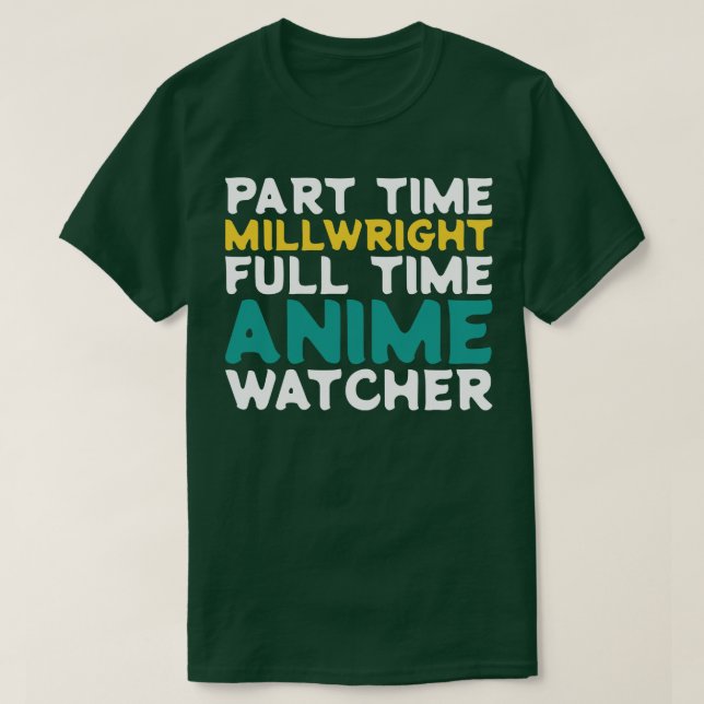 Camiseta Verificador de Tempo do Millwright Cheio Time (Frente do Design)