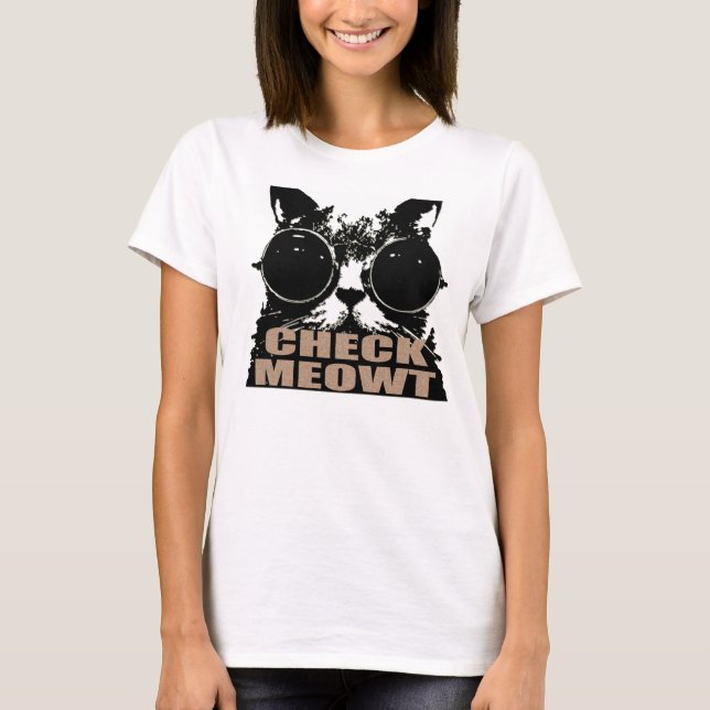 Camiseta Verificar meowt (Frente)