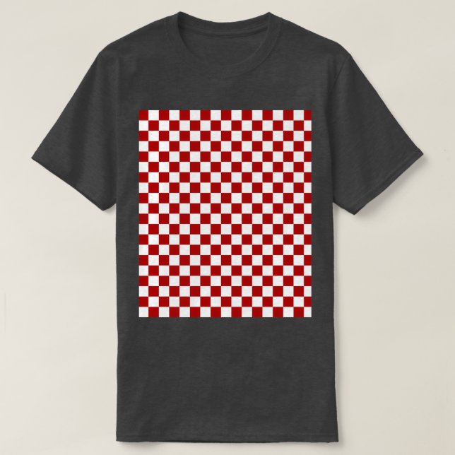 Camiseta Verificar padrão Padrão Verificado Verificação de  (Frente do Design)