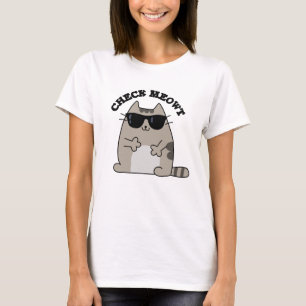Camiseta Verificar Toque de Gato Legal e Bonito