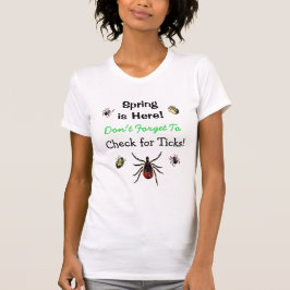 Camiseta Verifique a consciência da doença de Lyme causada 