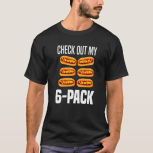 Camiseta Verifique Meu Cachorro Quente De 6 Embalagens