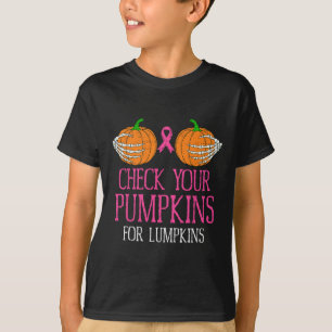 Camiseta Verifique seu fôlego de conscientização do Cancer