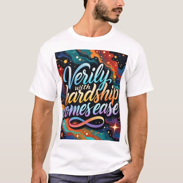 Camiseta Verily With Hardship Comes Ease T-Shirt (Frente)