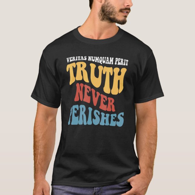 Camiseta Veritas Numquam Perit Truth Nunca Persue (Frente)