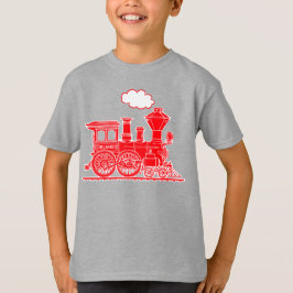 Camiseta Vermelha a vapor, camiseta para crianças