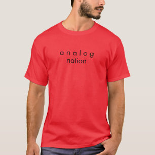 Camiseta Vermelha Analog Nation Audio