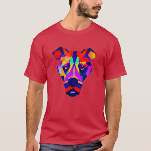 Camiseta vermelha cardeal do cachorro de Alexander