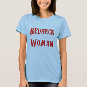 Camiseta Vermelha da Mulher do Céu Vermelho
