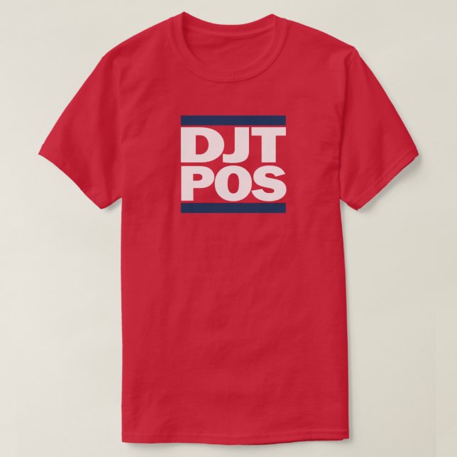 Camiseta Vermelha DJT-POS (Frente do Design)
