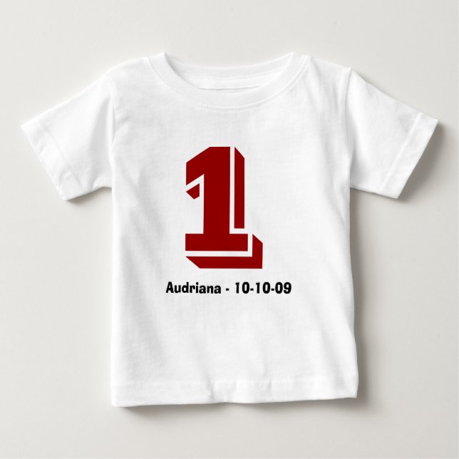 Camiseta vermelha e preta e camiseta etária (Frente)