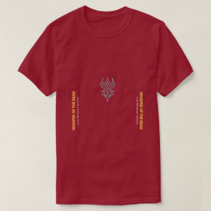 Camiseta Vermelha Fantasia Sussurro dos Mortos
