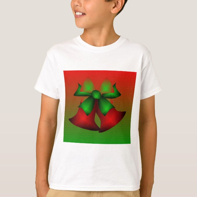 Camiseta Vermelha Natal Camiseta (Frente)