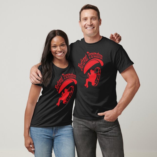 Camiseta Vermelha Sólida Northwest Paramotor (Unissex)
