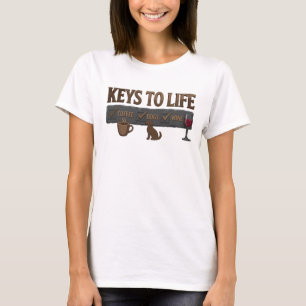Camiseta Vermelha Única CAFÉ ENTÃO VINHO Tendência