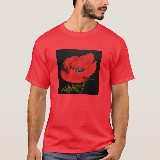 Camiseta Vermelha Unisex Básica (Frente)