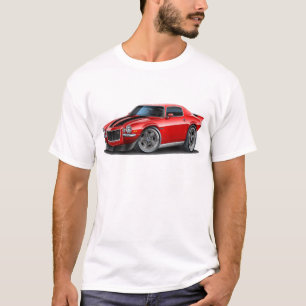 Camiseta Vermelho 1970-73 de Camaro/preto