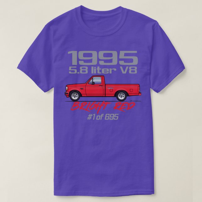 Camiseta Vermelho 1995 (Frente do Design)