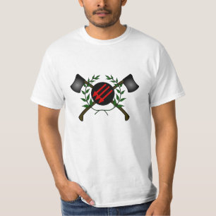 Camiseta Vermelho/anarquia comunistas da cabeça da pele do