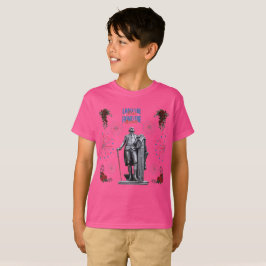 Camiseta Vermelho Branco Brilho rosa quente